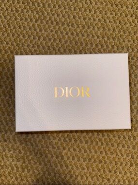 Dior White Gift Box with Gold Logo